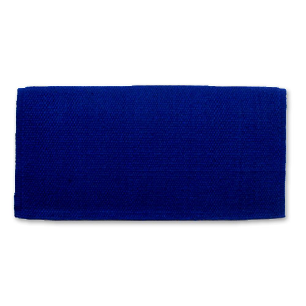 1314P-31 San Juan 24x24 Royal Blue New Zealand Wool Pony Saddle Blanket