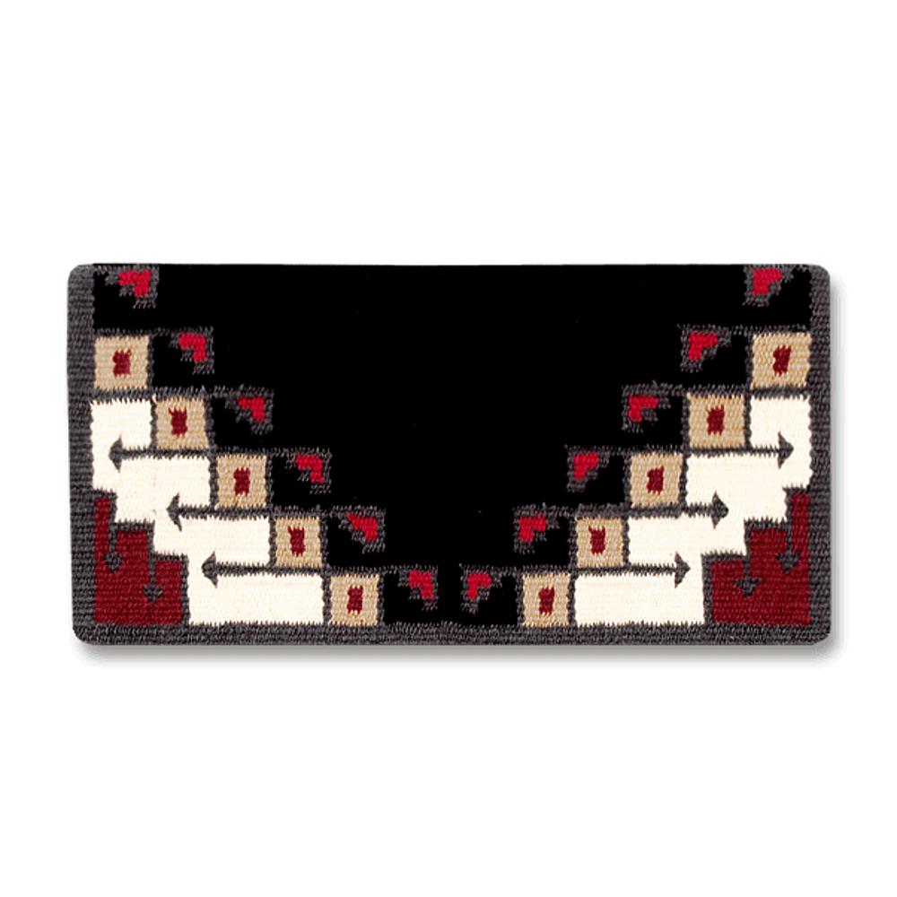 1447-6 New Pueblo 38X34 NEW ZEALAND WOOL SADDLE BLANKET