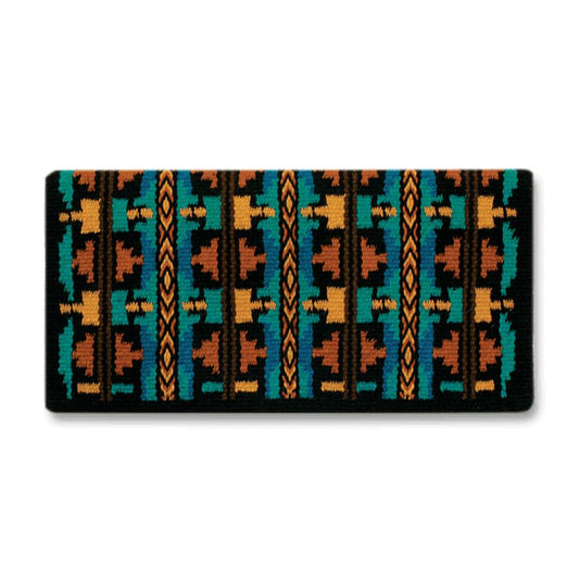 1464-13 Broken Arrow 38X34 NEW ZEALAND WOOL SADDLE BLANKET