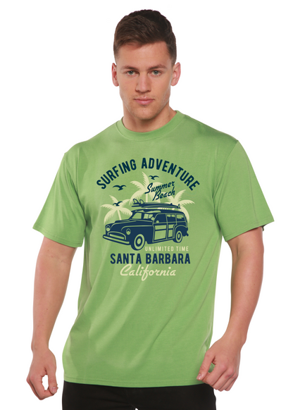 Surfing Adventure Spun Bamboo® Men's Bamboo Viscose/Organic Cotton Short Sleeve Graphic T-Shirt