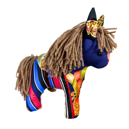 Rubans du Cheval Vintage Silk Scarf Noble Pony