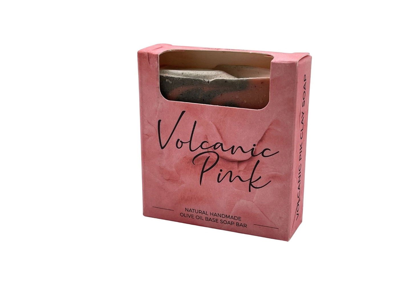 Artisan Hand Made Scented Volcanic Pink Clay Soap-0