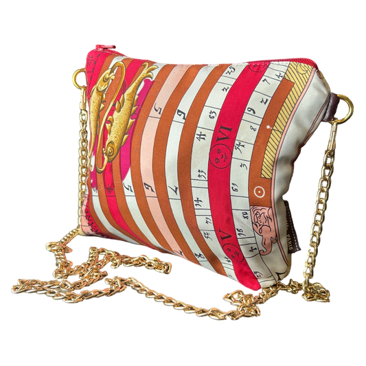 Astrologie Vintage Silk Scarf Crossbody Bag