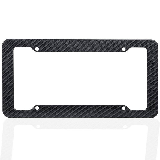 2-Pack: OxGord Carbon fiber License Plate Frame