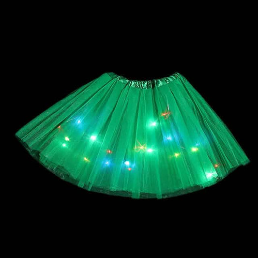 2-Piece: Girl's Skirt with LED Lights