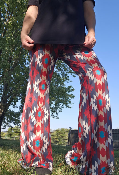 Baha Ranch Sedona Aztec Flare Pants