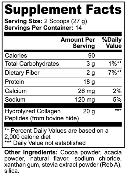 Grass-Fed Collagen Peptides Powder (Chocolate)-4