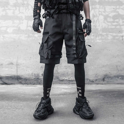 IBS429 Paratrooper Matte Black Shorts