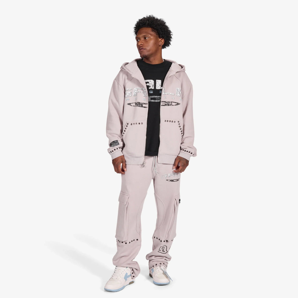 Gala Original Harpy Grommet Hoodie - Washed Cement
