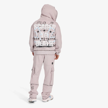 Gala Original Harpy Grommet Hoodie - Washed Cement