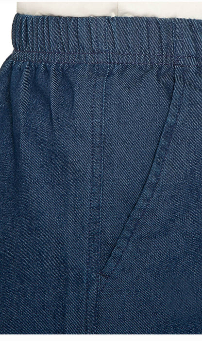 Women's Pull-On Denim and Twill Shorts — Stretch Waist No Zipper
