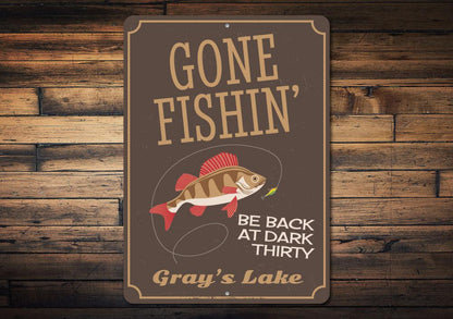Gone Fishin Sign