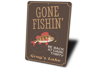 Gone Fishin Sign