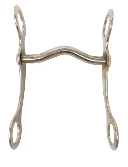 AJ Tack Low Port Grazing Miniature Horse Bit