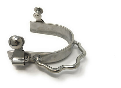 AJ Tack Youth Stainless Steel Bumper Spurs