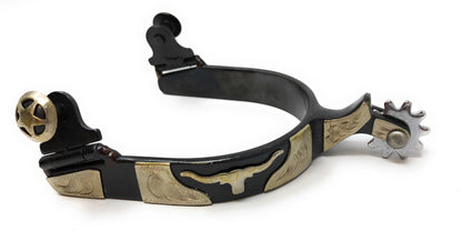 AJ Tack Men's Longhorn Show Spurs