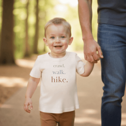 graphic tee | crawl walk hike