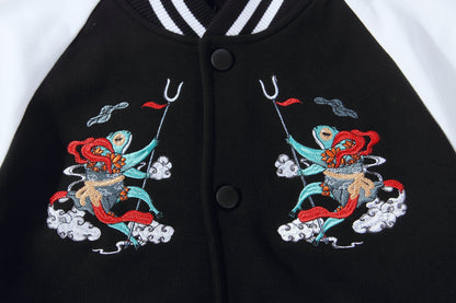 KH3002 Frog Embroidery Jacket