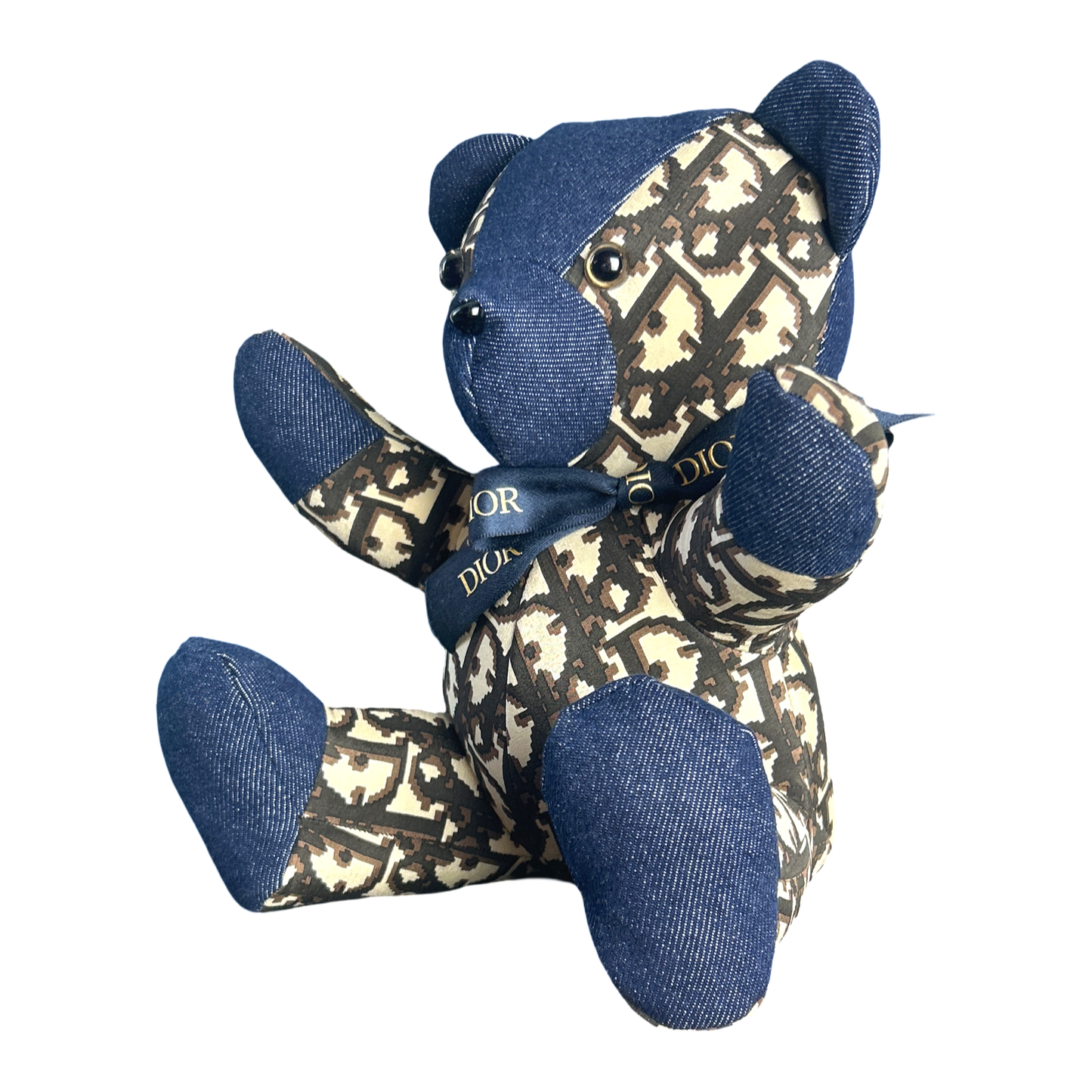 Trotter Vintage Silk Scarf Tender Teddy Bear