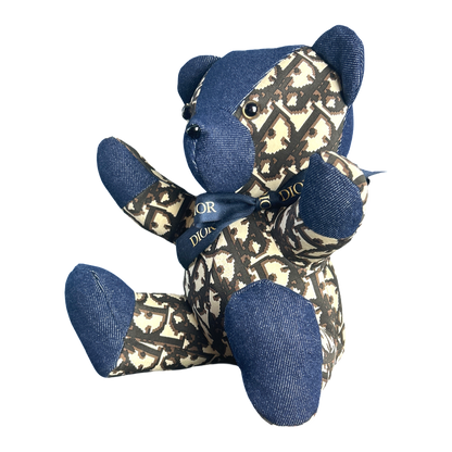Trotter Vintage Silk Scarf Tender Teddy Bear