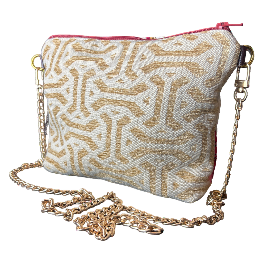 Astrologie Vintage Silk Scarf Crossbody Bag