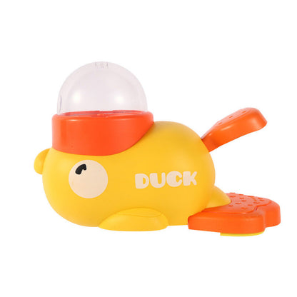 Dog Puzzle Feeder Interactive Pet Food Treat Dispenser Cartoon Duck Design Anti-slip Pets Automatic Feeder Toys For Dog Training Pet Products