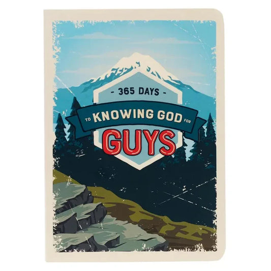 365 Days to Knowing God for Guys Devotional - Paperback