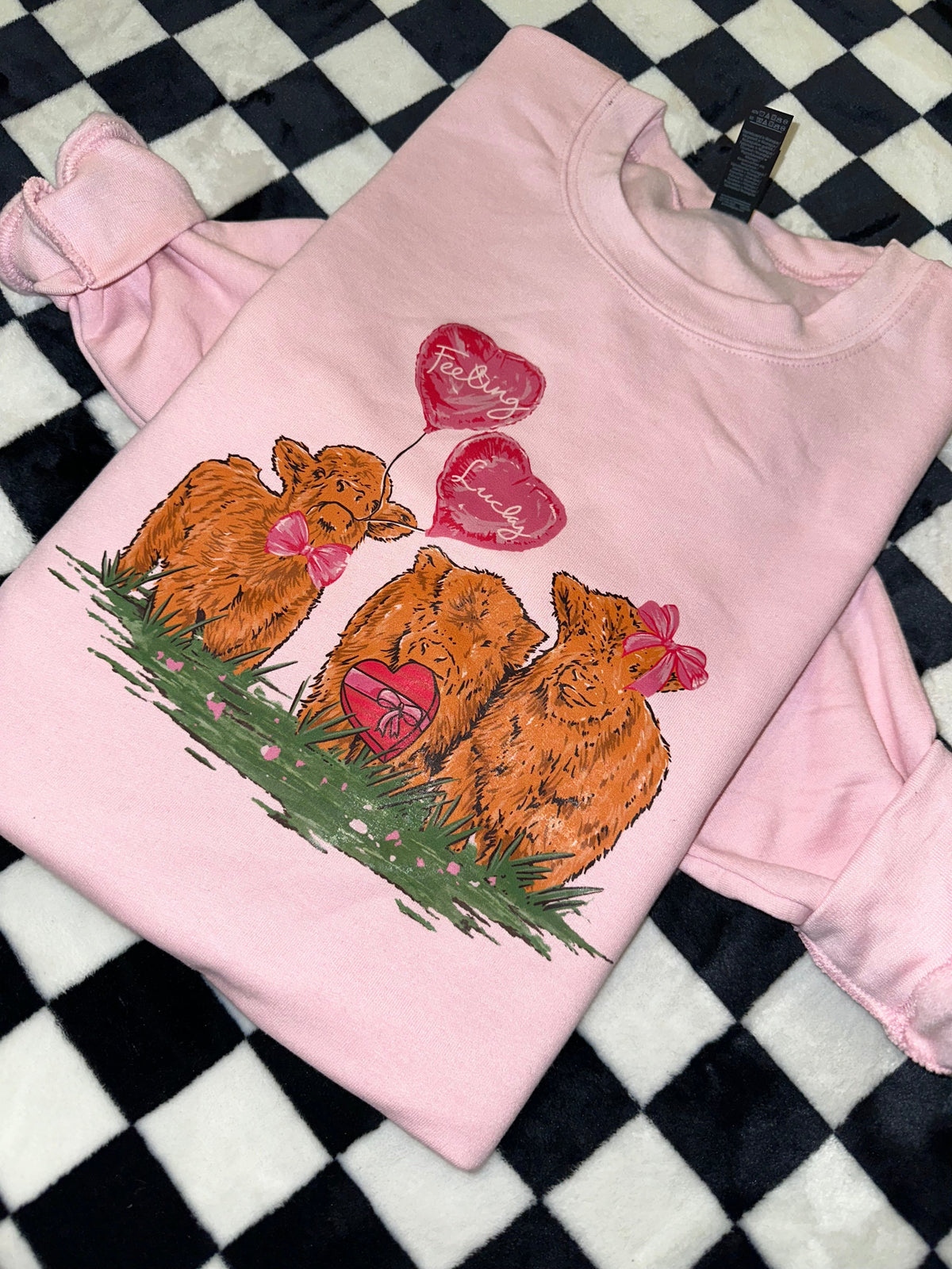 Feelin Lucky Valentines Graphic