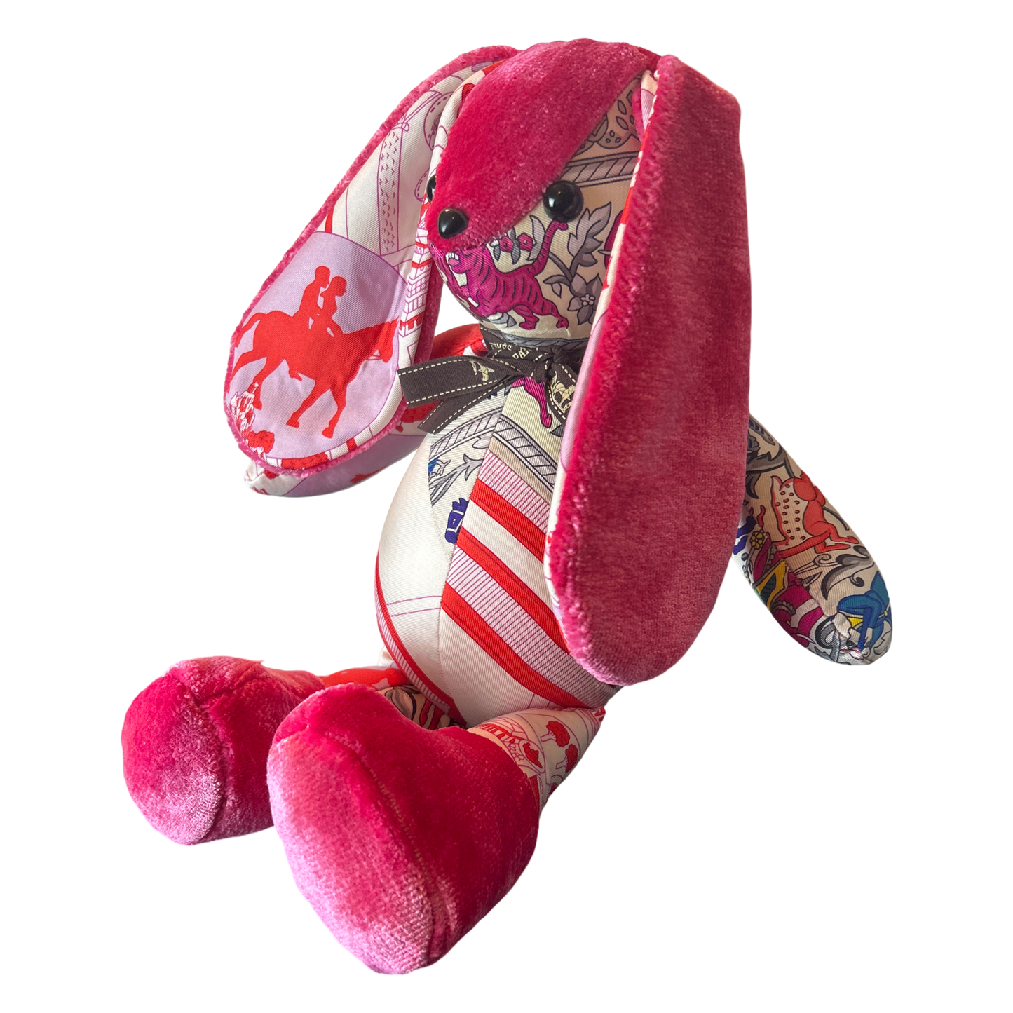 Vintage Silk Scarf Clever Bunny