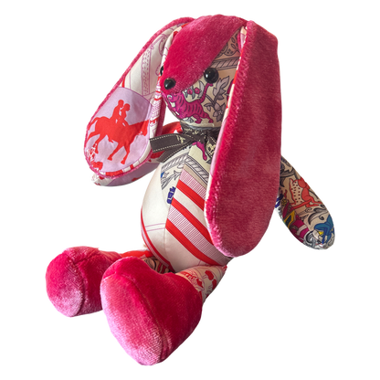 Vintage Silk Scarf Clever Bunny