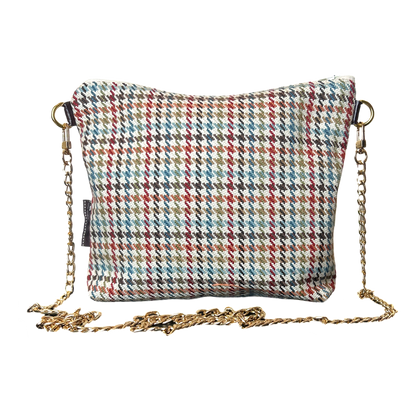 Couvertures et Tenues du Jour Green Vintage Scarf Crossbody Bag