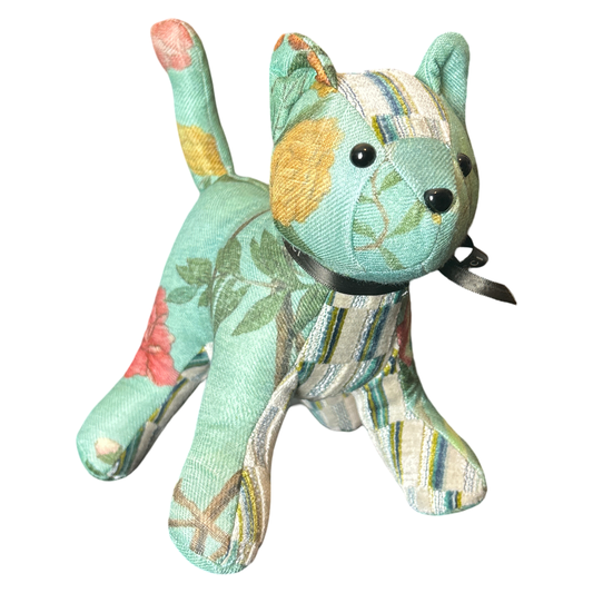 Chinoiserie Tree of Life Silk Scarf Charming Kitten