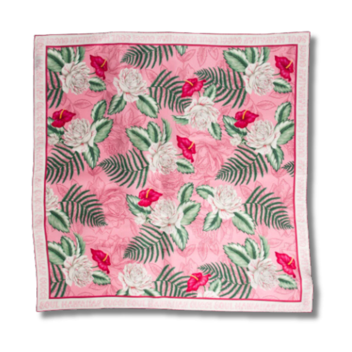Hawaiian Soul Vintage Silk Scarf Crossbody Bag
