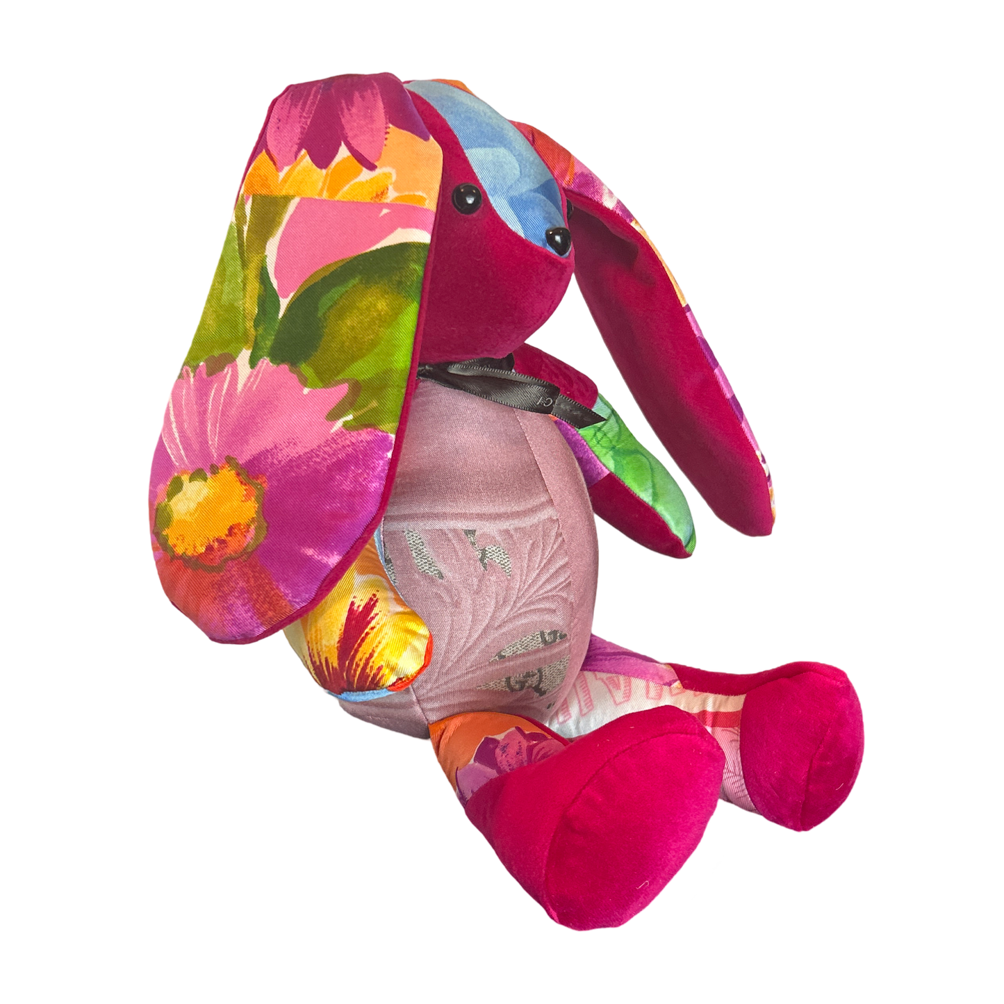 Vintage Silk Scarf Clever Bunny