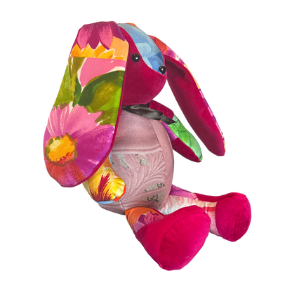 Vintage Silk Scarf Clever Bunny