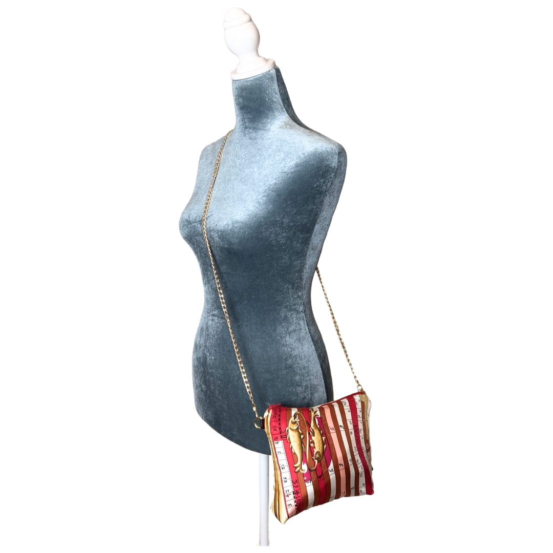 Astrologie Vintage Silk Scarf Crossbody Bag