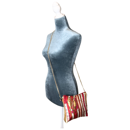 Astrologie Vintage Silk Scarf Crossbody Bag