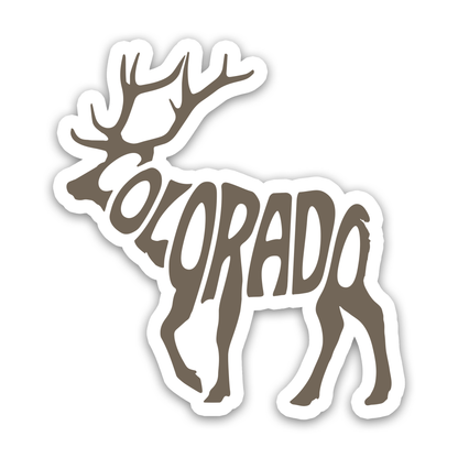Colorado Elk Sticker