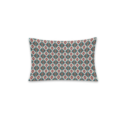 Baha Ranch Teal Aztec Pillowcase Made in America