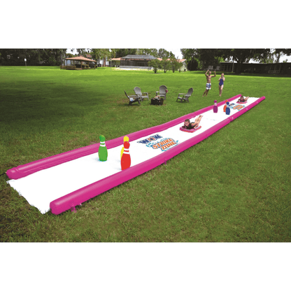 WOW Watersports Strike Zone Water Slide w 6 Giant Inflatable Bowling