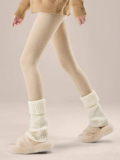 Wool Blend Lightweight Slimming Footed Tights