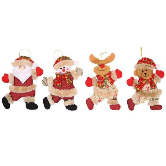 4-Pack: Christmas Doll Pendant Gifts