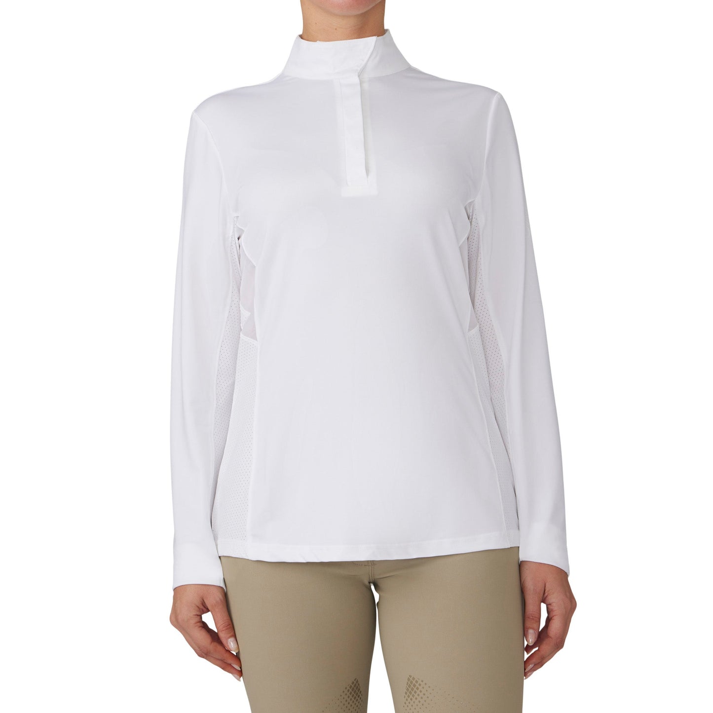 Women's Signature Show Shirt Long Sleeve - White