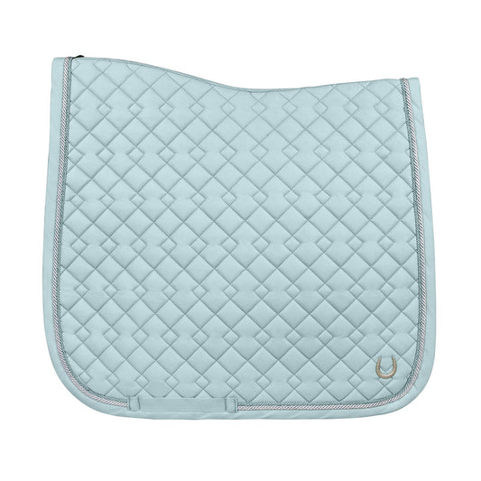 Color Collection by Ovation® Lucky Qik-Dry Dressage Saddle Pad - Sea Grey