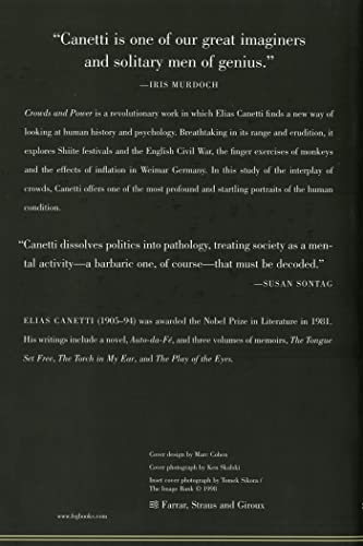 Crowds and Power by Canetti, Elias