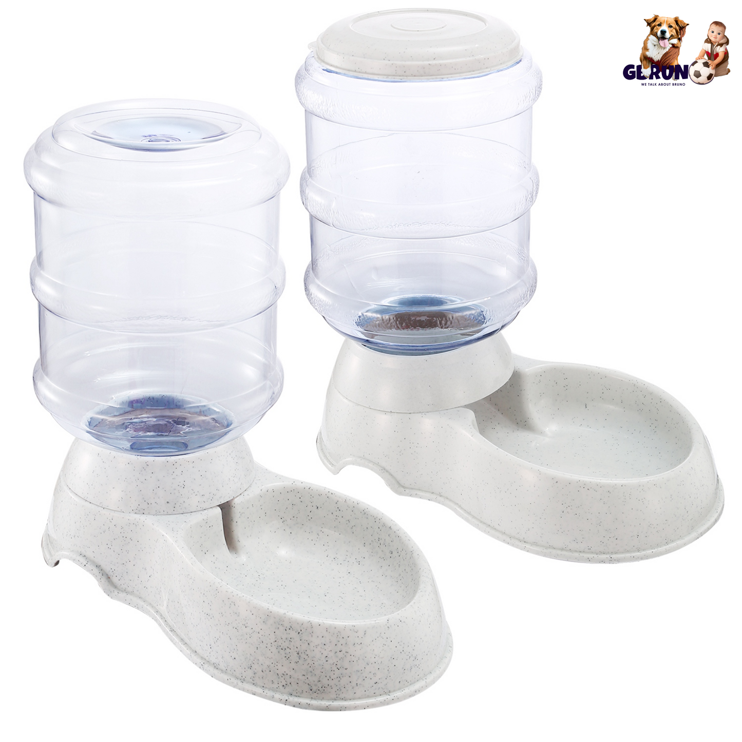 3.5L/1Gal Pet Water Dispenser Self-Dispensing Gravity Pets Water Feeder Automatic Pet Waterer Cat Dog