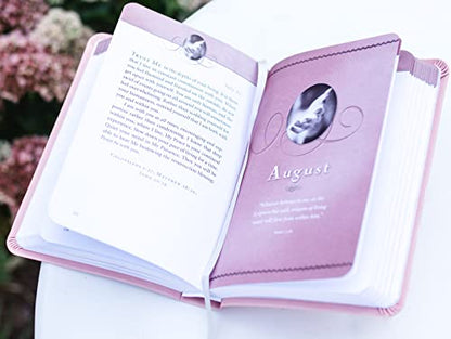 Jesus Calling, Pink Leathersoft, with Scripture References;