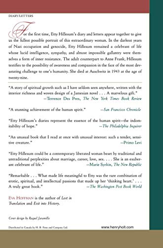 Etty Hillesum: An Interrupted Life the Diaries, 1941-1943 an