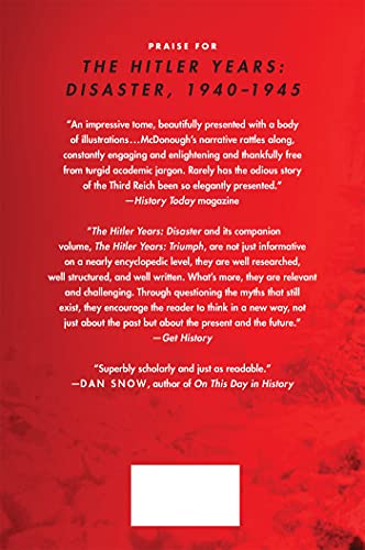 The Hitler Years: Disaster, 1940-1945 by McDonough, Frank