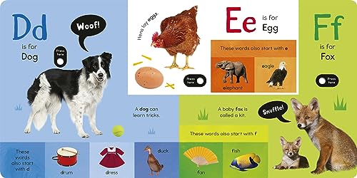 Noisy ABC: A Noisy Introduction to First Words with 26 Spoke